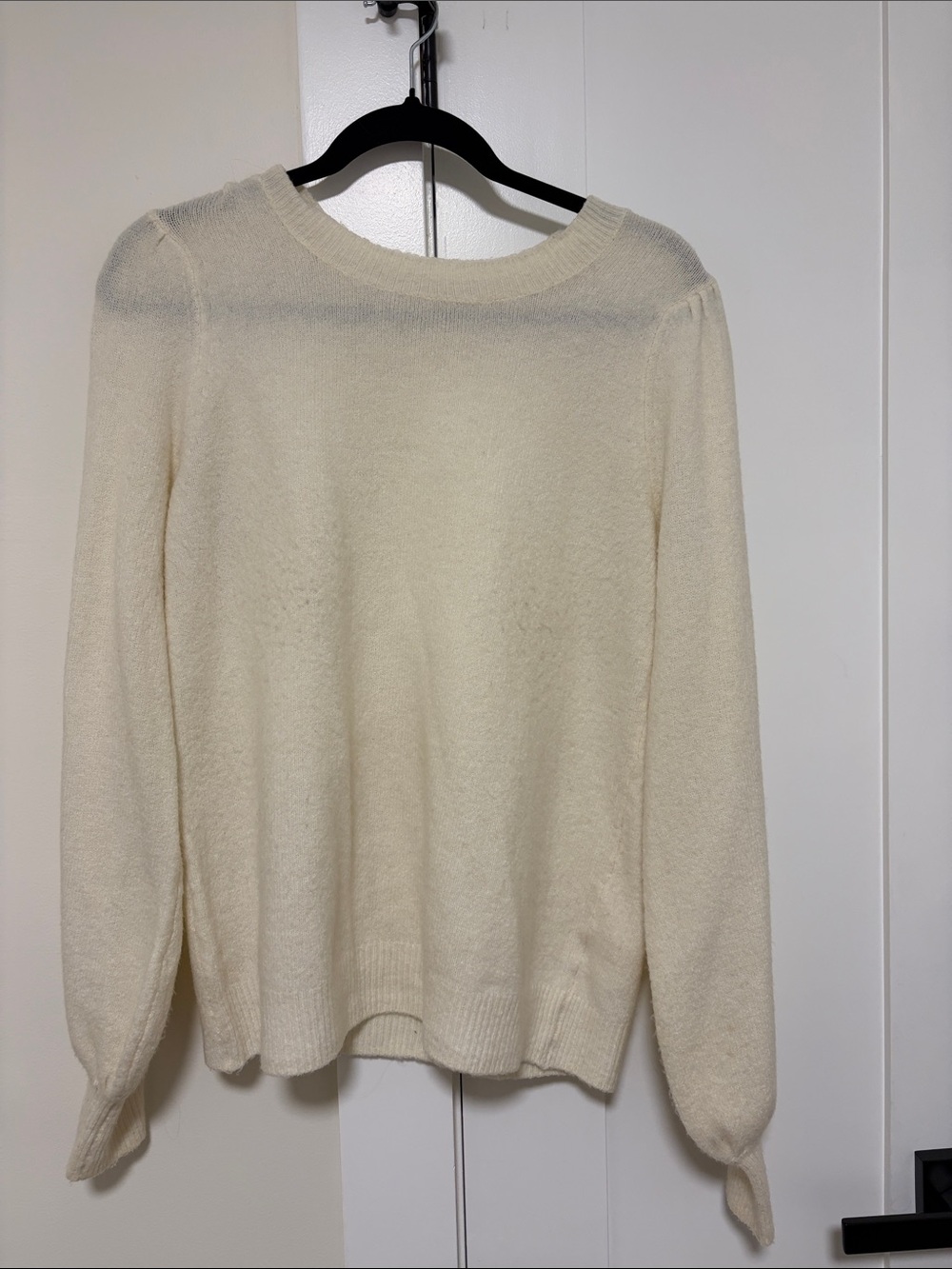 Joe Fresh Cream Crew Neck Sweater